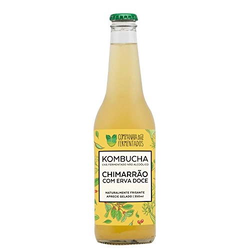Kombucha Chimarrao Com Erva Doce 350ml Cia Dos Fermentados