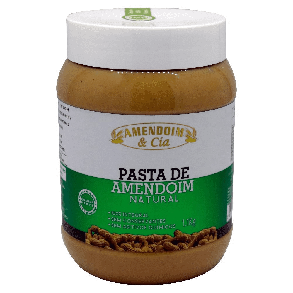 Pasta Amendoim Natural Amendoim Cia 1,1kg