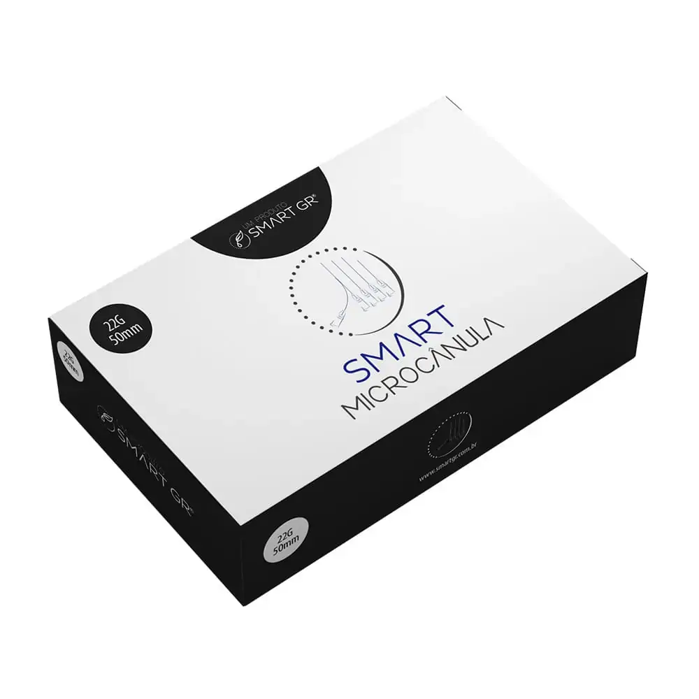 Smart Microcânula SC22G 50mm Cx10 Smart GR - Smart Micro Cânula SC22G 50mm Cx10 Smart GR