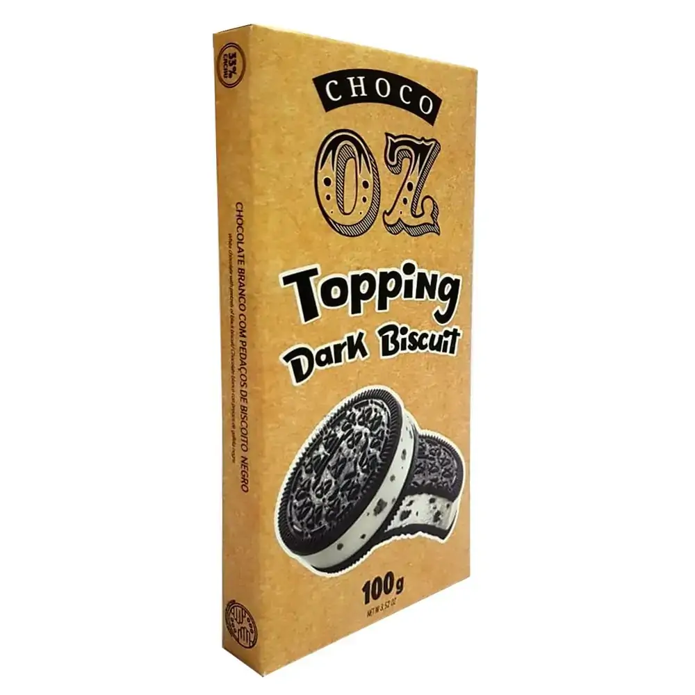 Chocolate Oz Topping Dark Biscuit 100g
