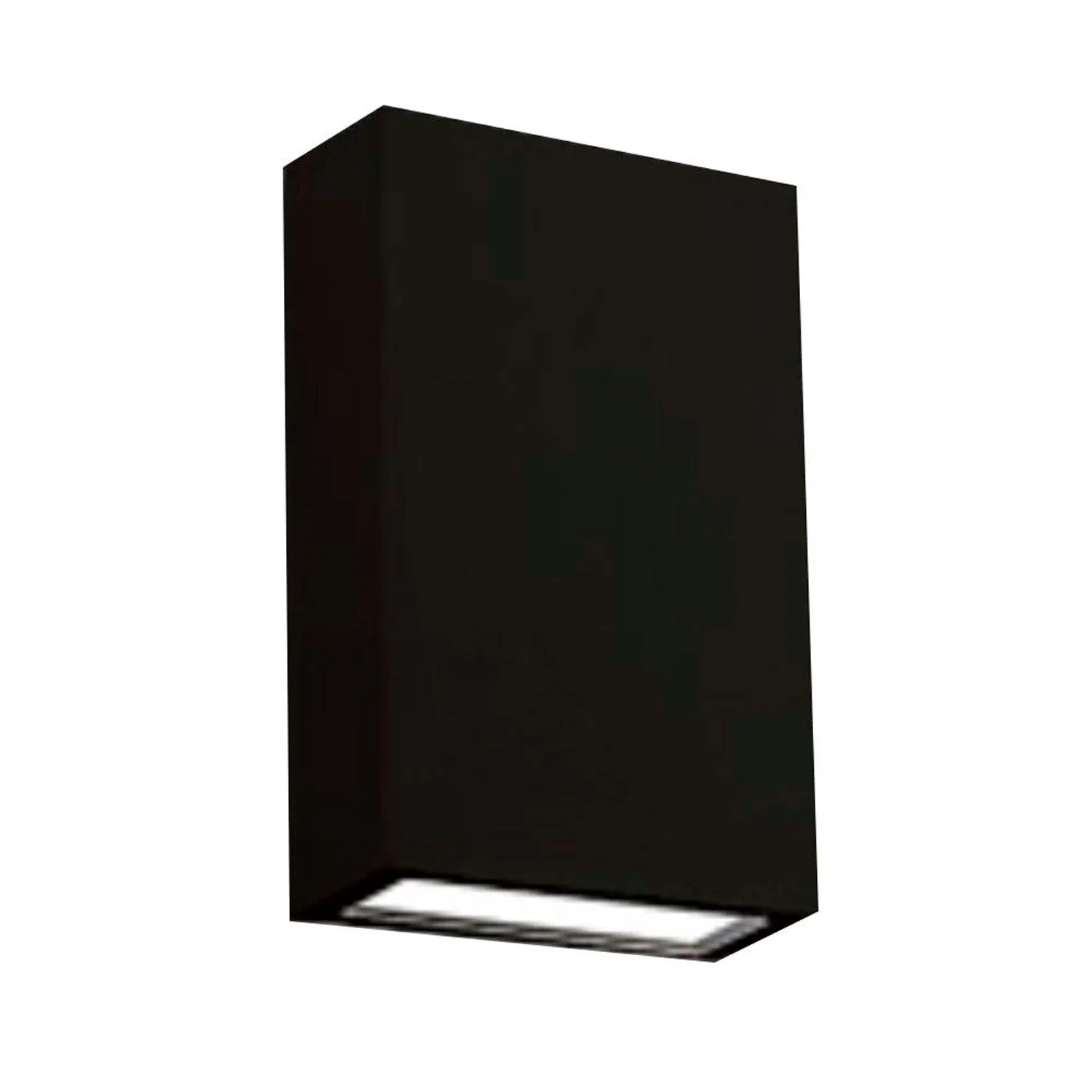 Arandela De Efeito Externa Duplo Facho Duo Led 6w Branco Quente 3000k Bivolt - Preto