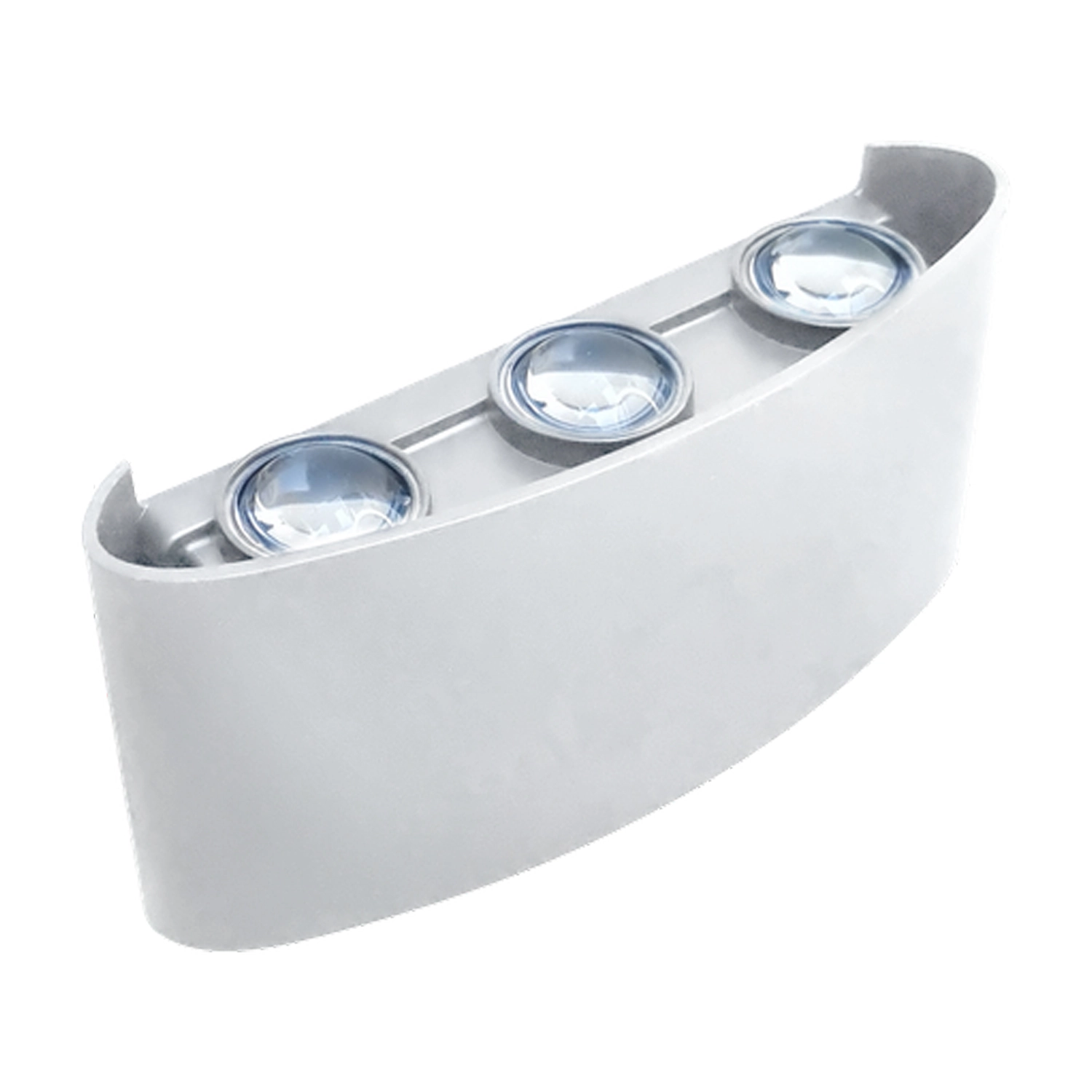 Arandela Led 6w 6 Fachos Ip65 Bivolt Branco Quente Para Fachada E Ambientes Internos
