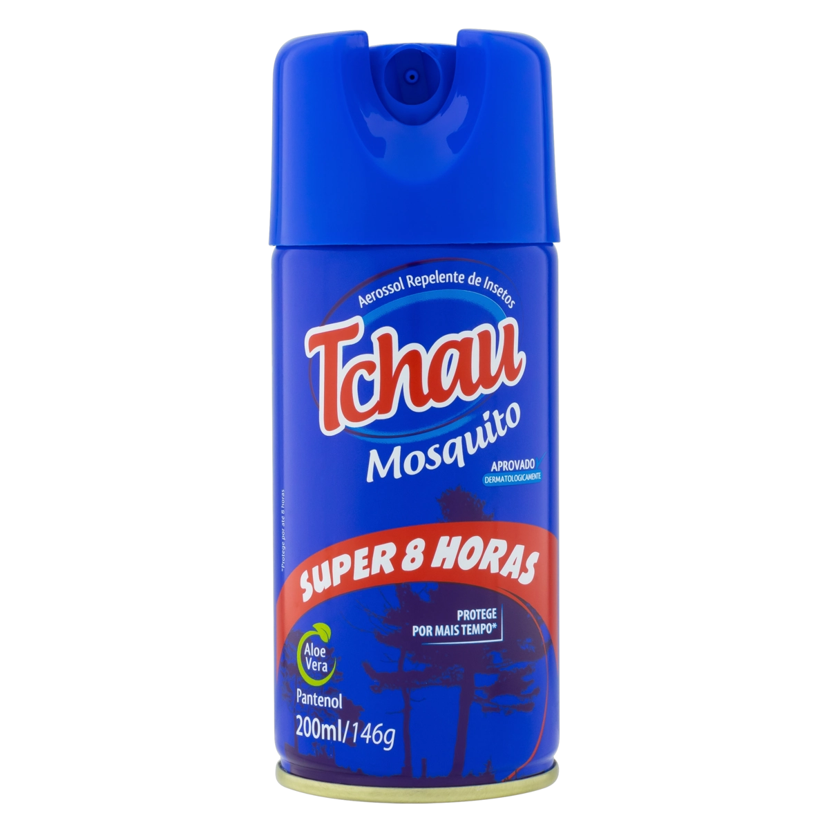 Repelente Aerossol Aloe Vera Tchau Mosquito Super Frasco 200ml Spray