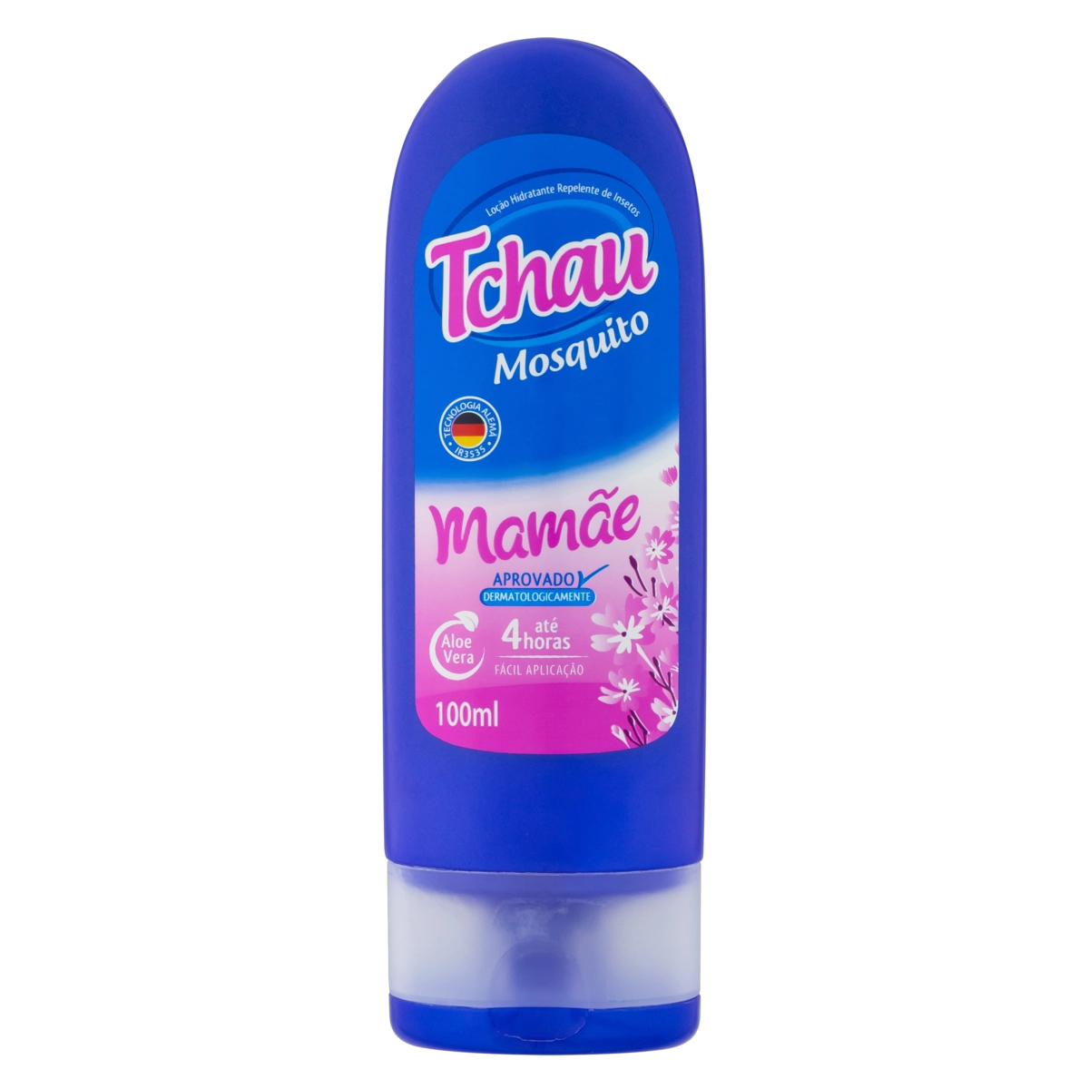 Repelente Loção Aloe Vera Tchau Mosquito Mamãe Squeeze 100ml