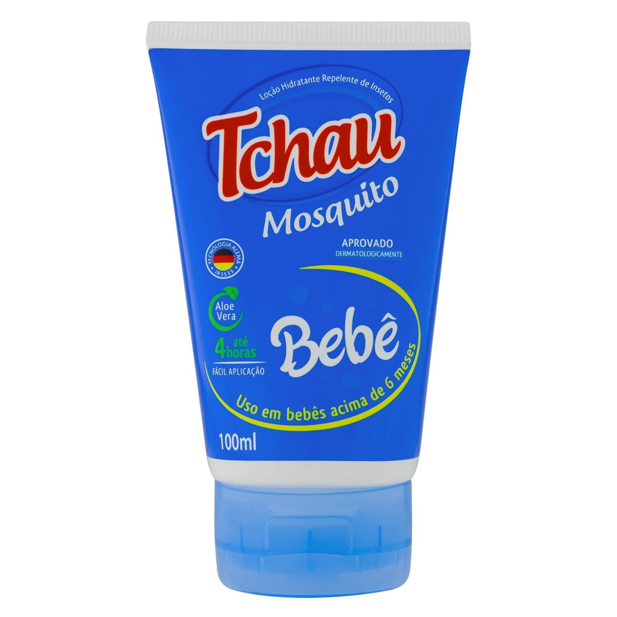 Repelente Bebê Loção Aloe Vera Tchau Mosquito Bebê Bisnaga 100ml