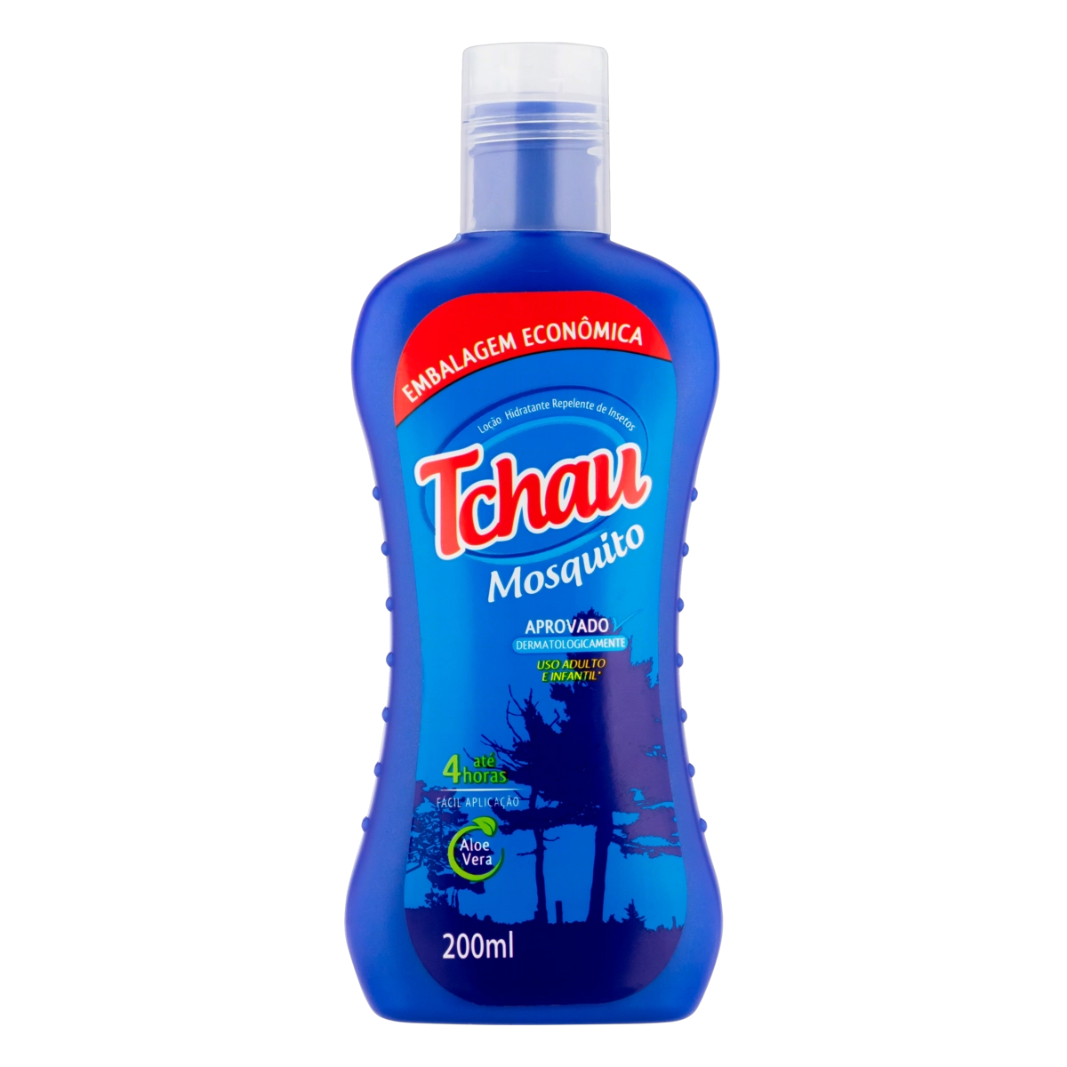 Repelente Loção Aloe Vera Tchau Mosquito Frasco 200ml Embalagem Econômica