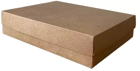 Caixa Presente Kraft 17,5x17,5x5cm