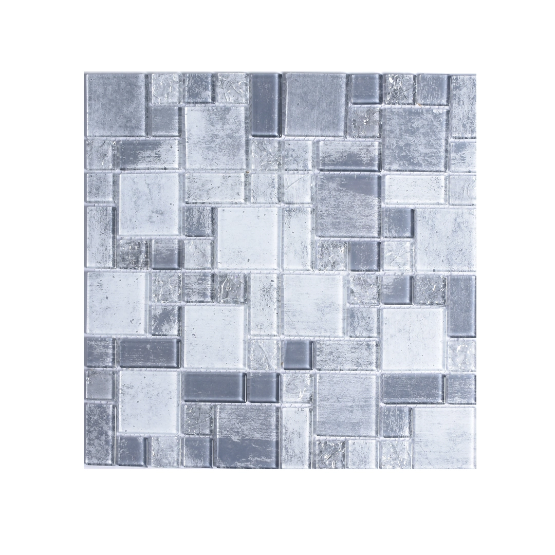 Pastilha de Vidro Multiformas Urban 30x30cm Glassline
