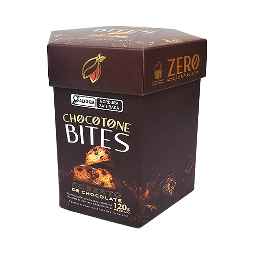 Bites Chocotone Zero Acucar Selecto Cacau 120g