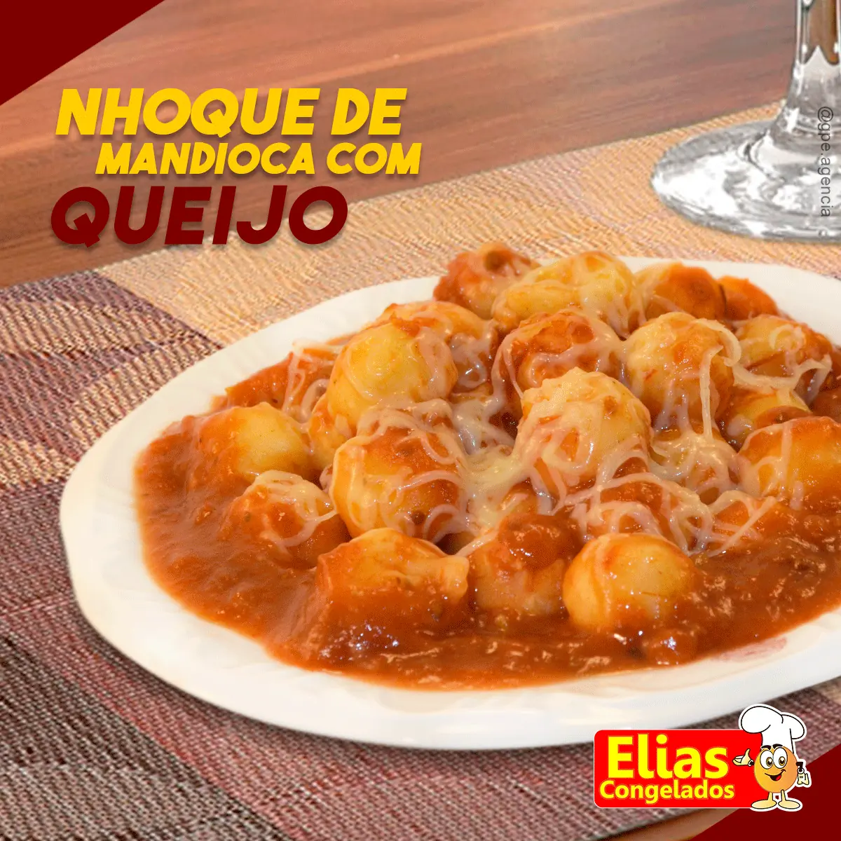 Nhoque De Mandioca Com Queijo Elias