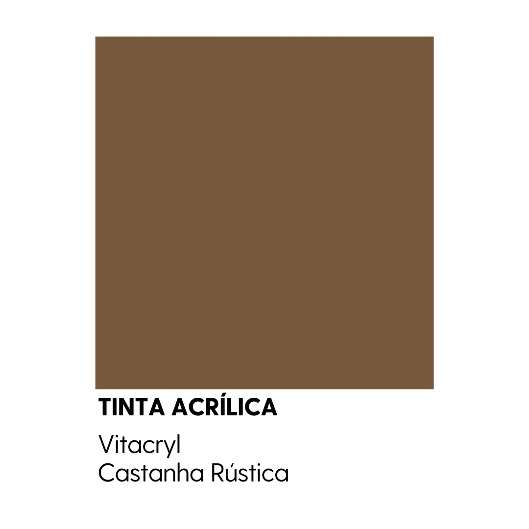 Tinta Emborrachada Acetinada Marrons - Rústico De Castanha - 3 6 Lts