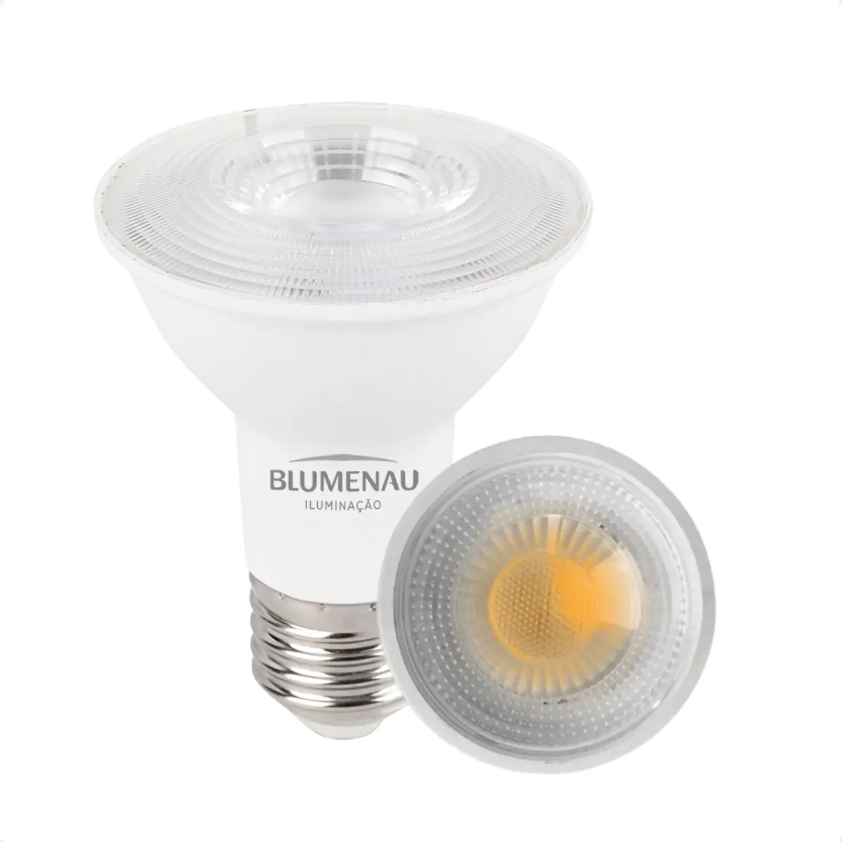 Kit 10 Lâmpada Led Par 20 8w E27 Bivolt Blumenau 2700k Quente