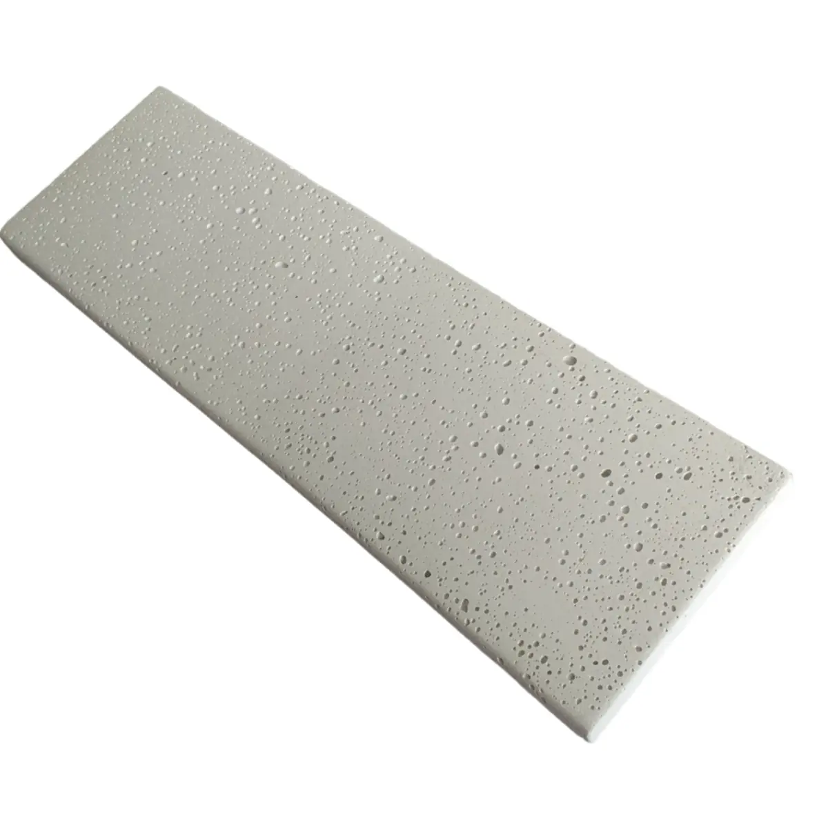 Borda Atérmica Piscina 50x30x1,5cm Branca - Areia de Quartzo Ind. Cimentícia