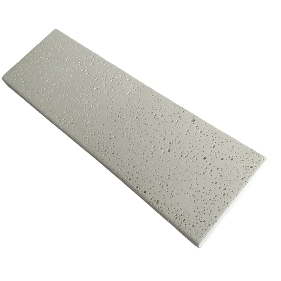 Borda De Piscina Atérmica Malibu 50x25x1,5cm Branca Kit C/8 Unidades
