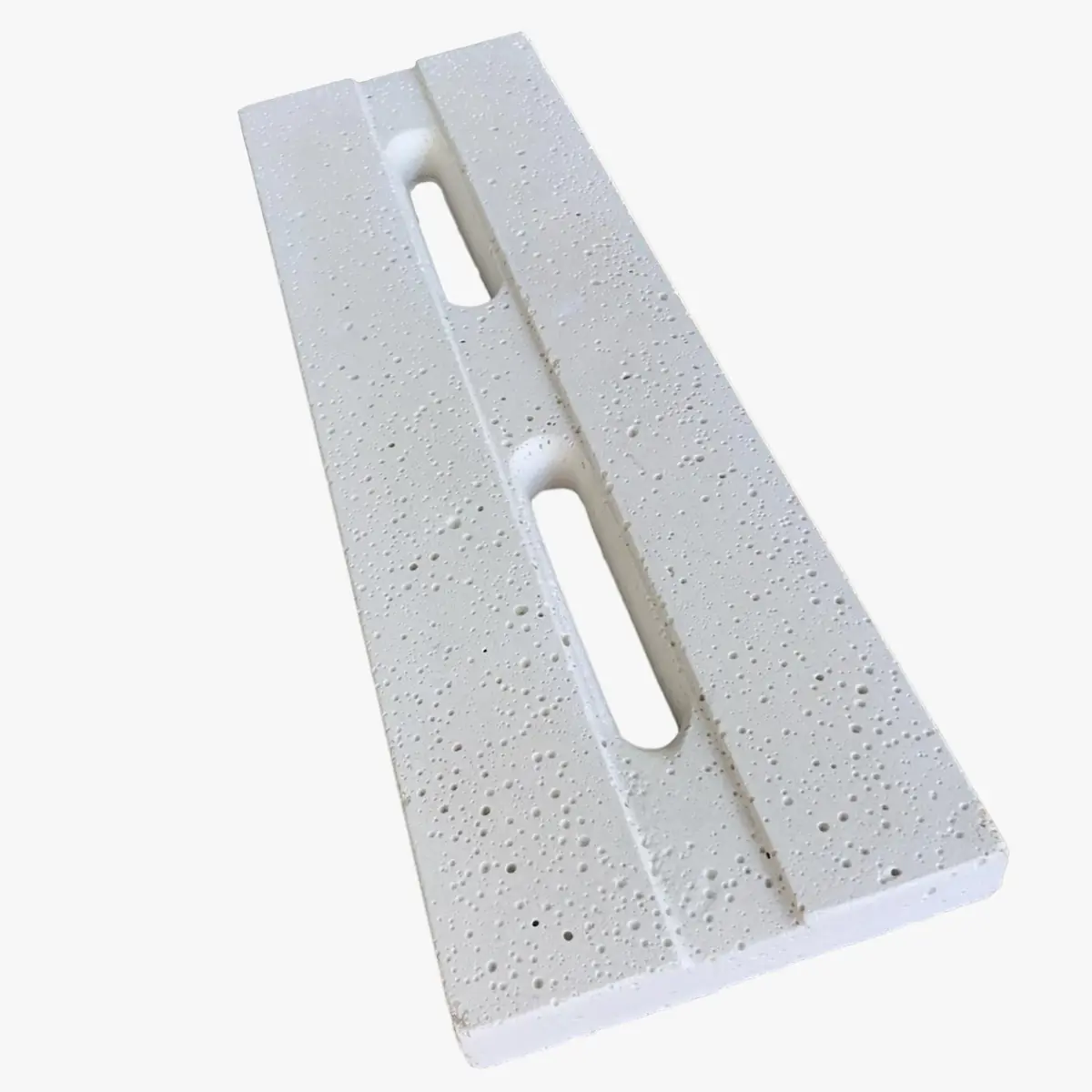 Grelha Atérmica  Cancún  50 X 15 X 3cm - Branca  Areia de Quartzo Ind. Cimentícia