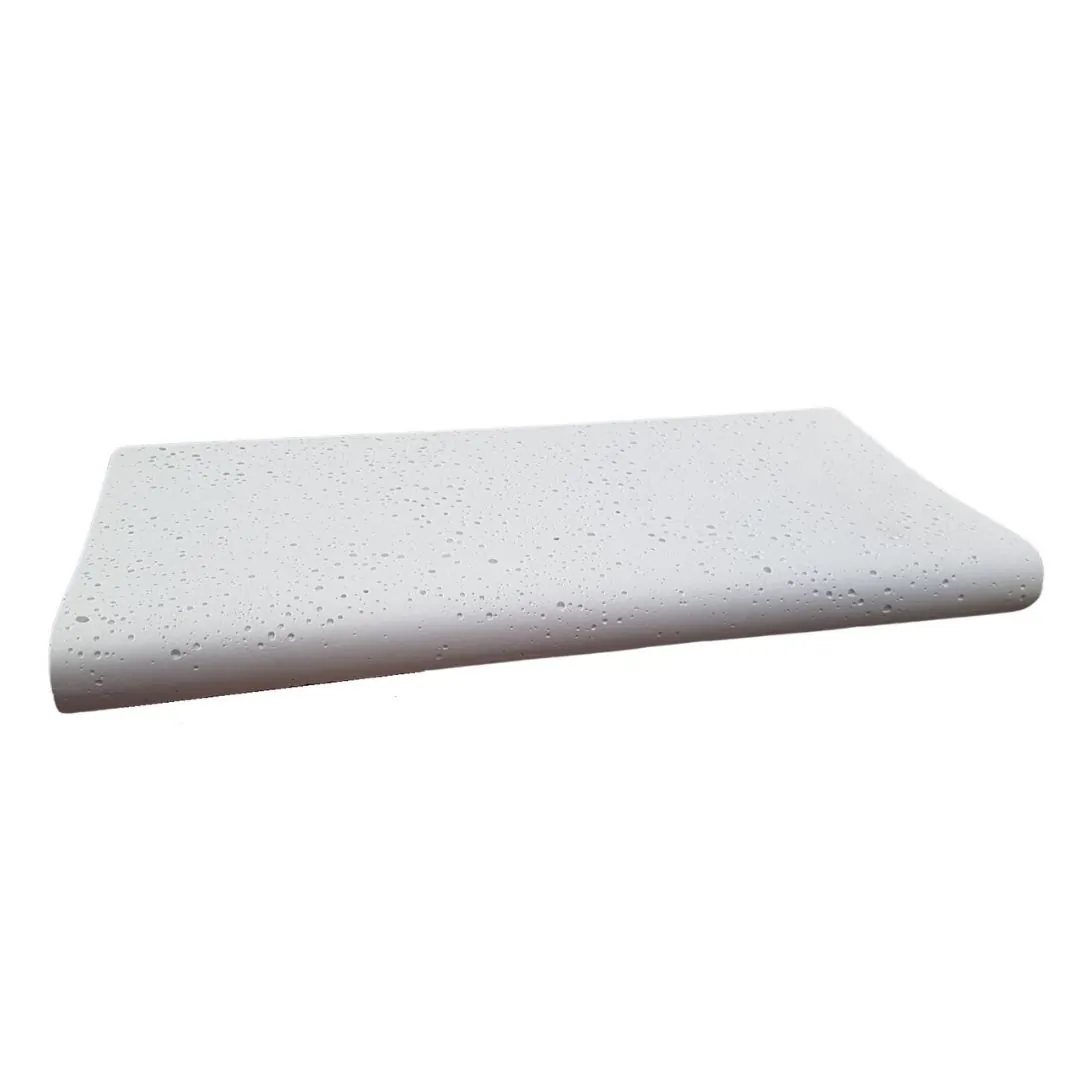 Borda Atérmica Peito De Pombo Salinas Baby 33x16x2,3x1,5cm Branca Kit 3 pçs Areia De Quartzo