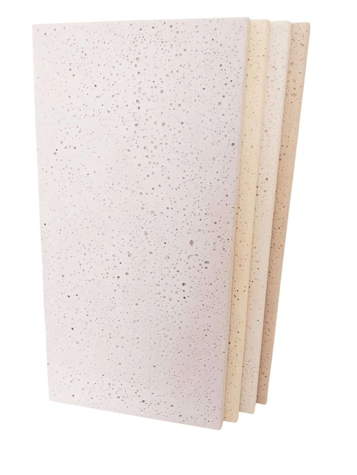 Kit 40 Pçs Borda Atérmica Para Piscina 50x25x1,5cm Branca - Areia De Quartzo Ind. Cimentícia