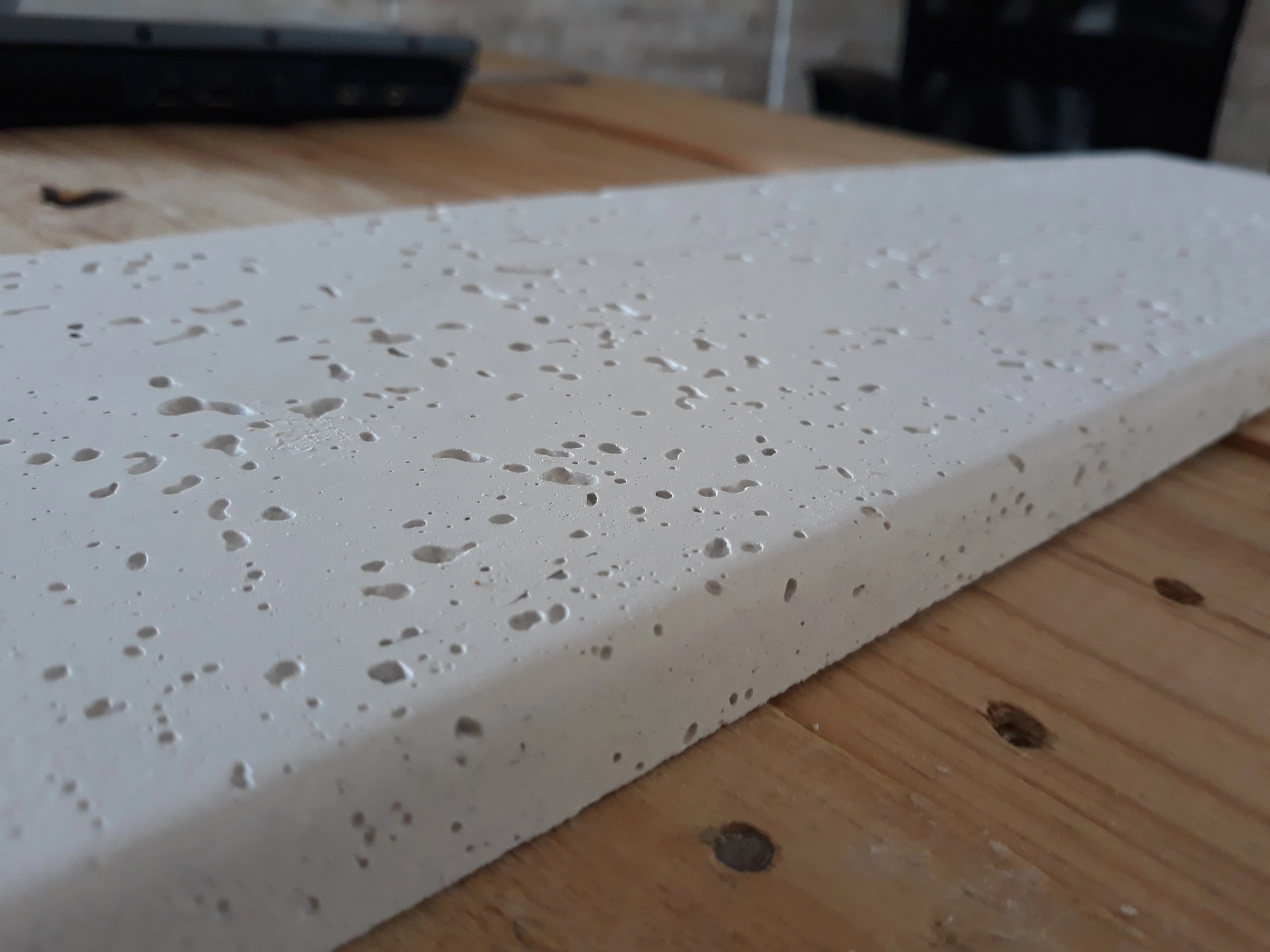 Borda Atérmica Piscina 50x15x1,5cm Cinza - Areia De Quartzo Ind. Cimentícia