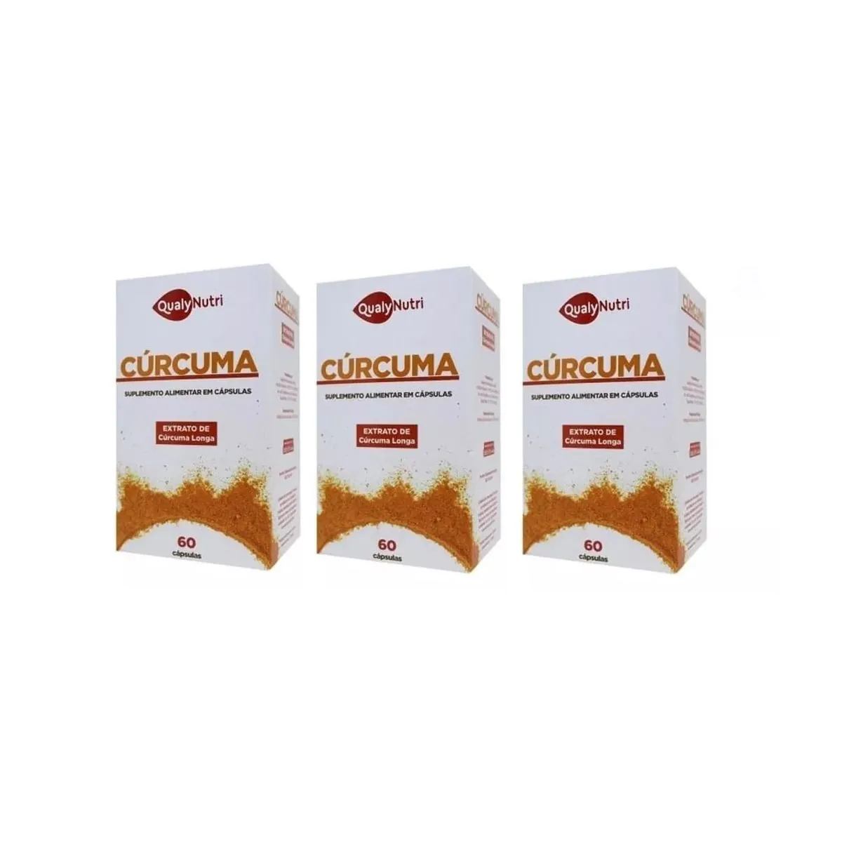 Cúrcuma Longa 500MG C/60 Cápsulas - Qualy Nutri