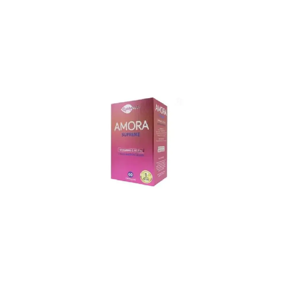 Amora + Vitaminas Supreme C/60 Cápsulas - Qualy Nutri