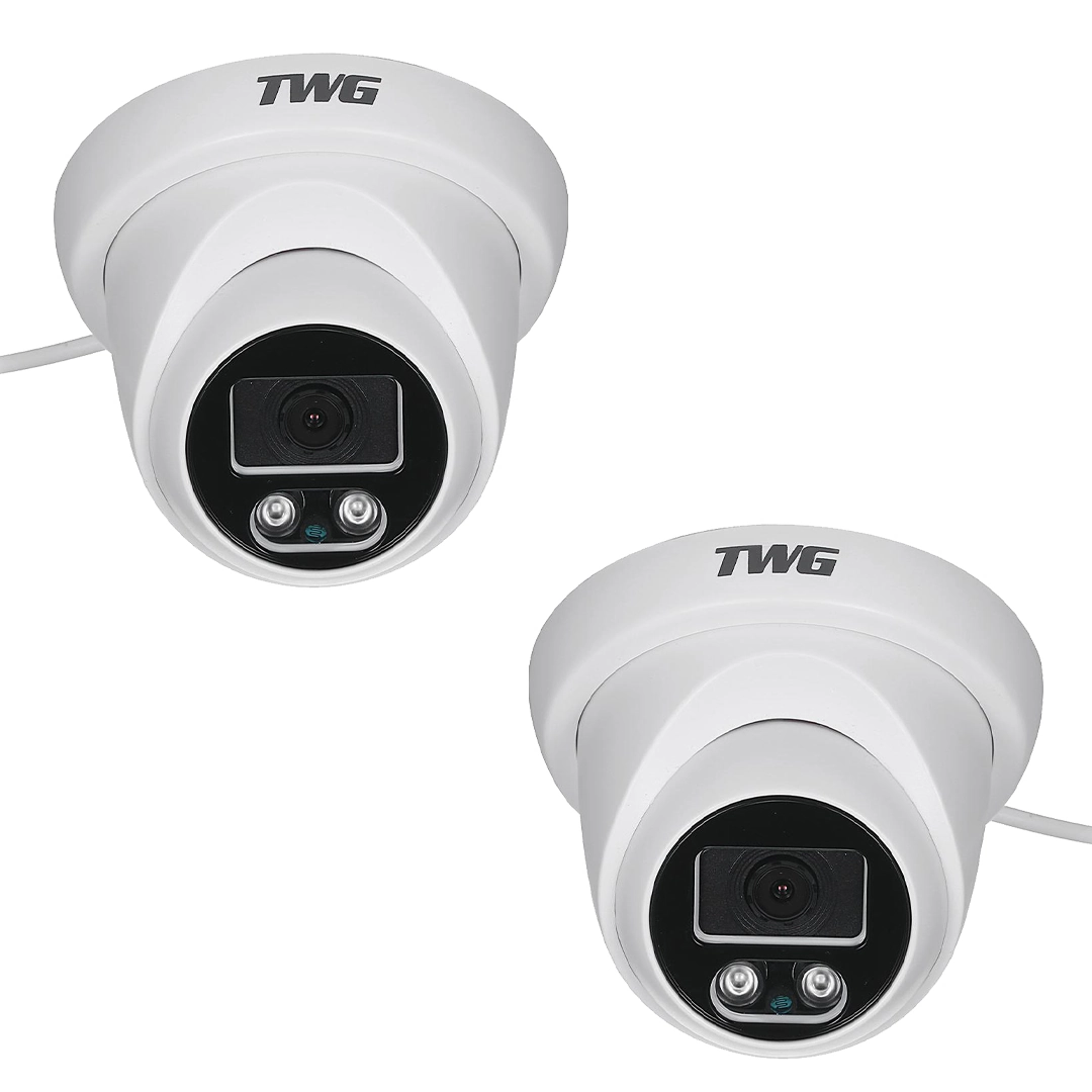 Kit 02 Camera Dome 4x1 2mp Full Hd Tw7645 Twg