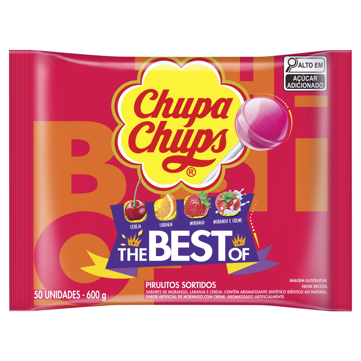 Pirulito Chupa Chups Bag Mix C/50