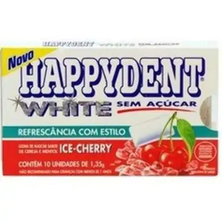 Happydent Ice Cherry White
