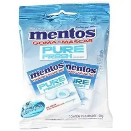 Mentos Fresh Mint 2 Unidades Pure Fresh Caixa