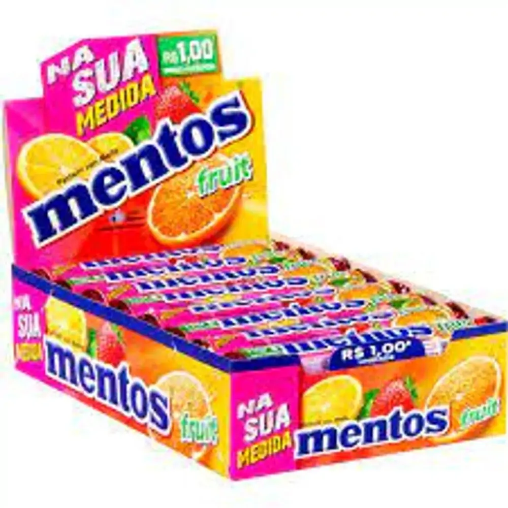 Drops Mentos Mini Fruit 16unidade