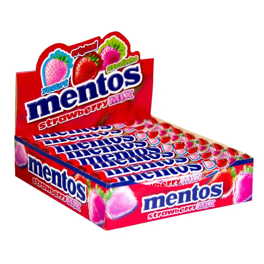 Bala Mentos Strawbery Mix 37,5