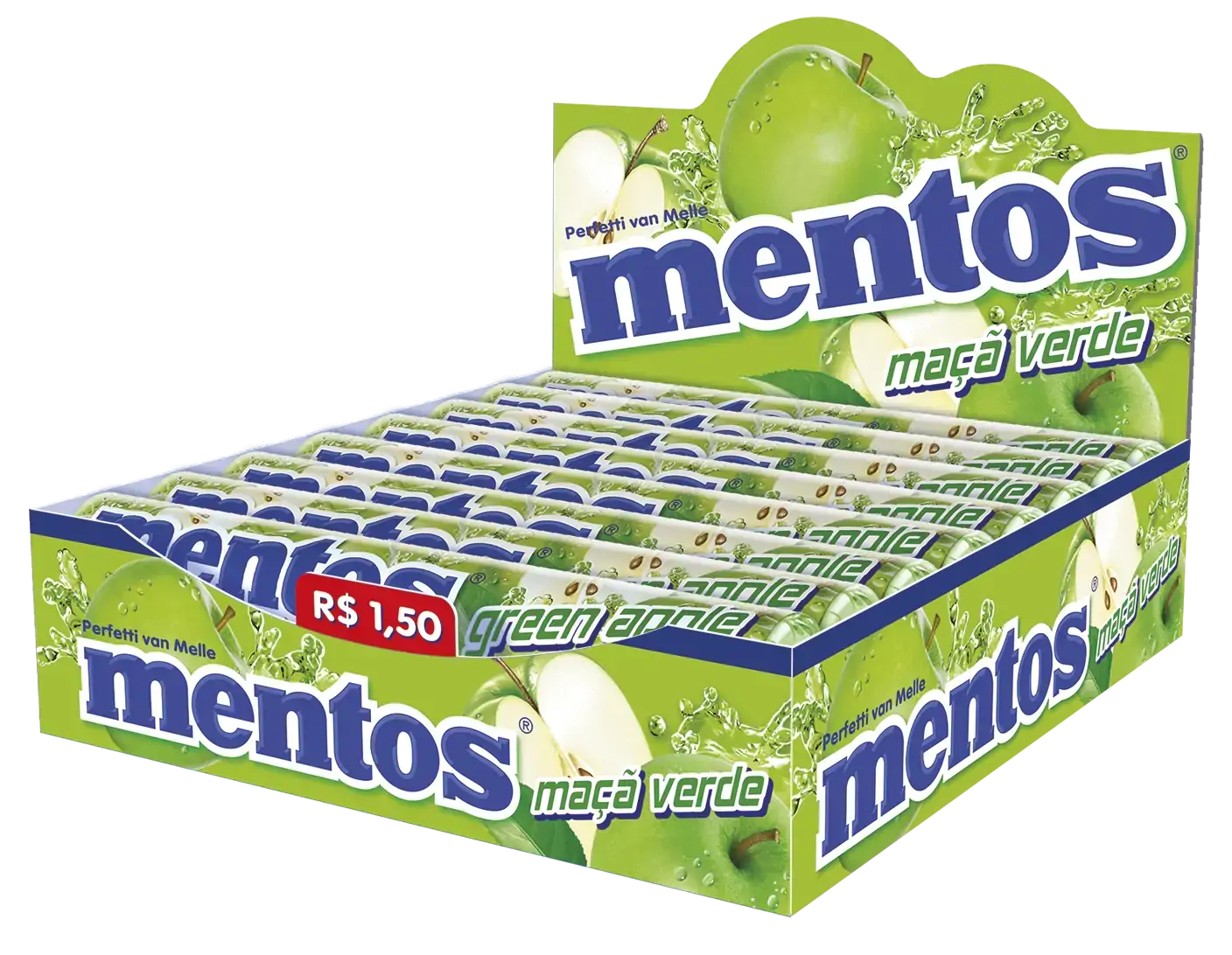 Bala Mentos Maca Verde 37,5g