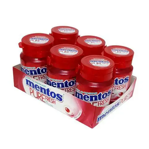 Chiclete Mentos Pure Fresh Cereja 56g