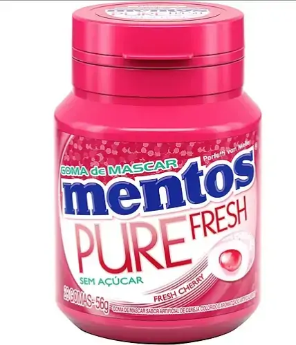 Goma De Mascar Fresh Cherry 56g Mentos