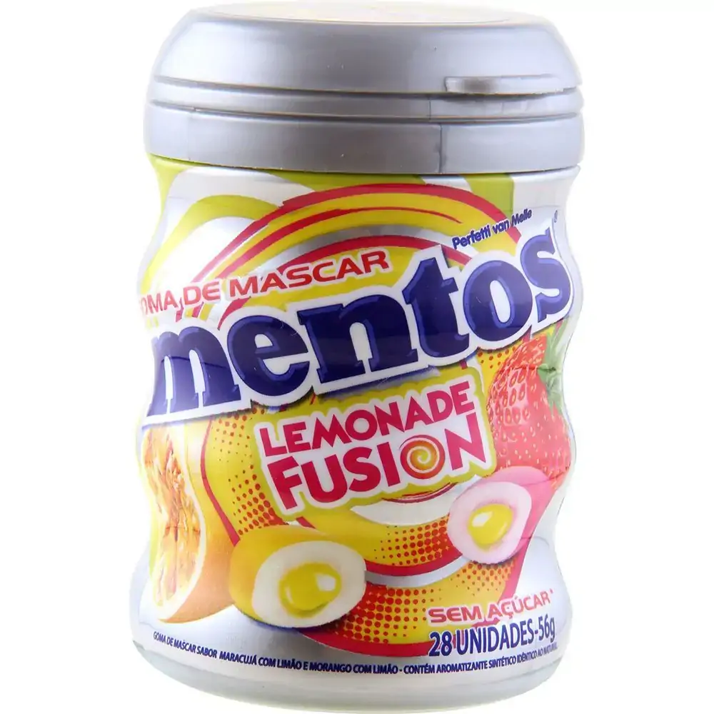 Mentos Lemonade Fusion Garrafa 56 G