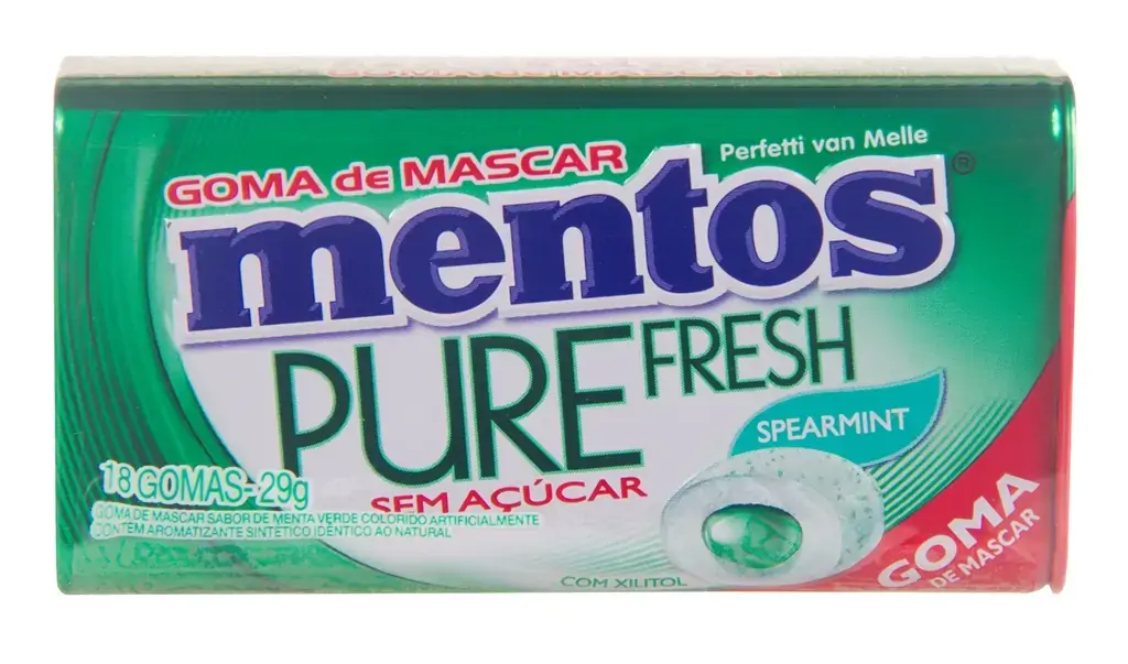 Mentos Pure Fresh 348g C/12 Spearmint