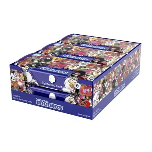Goma Mentos Lata Murakami Menta Forte