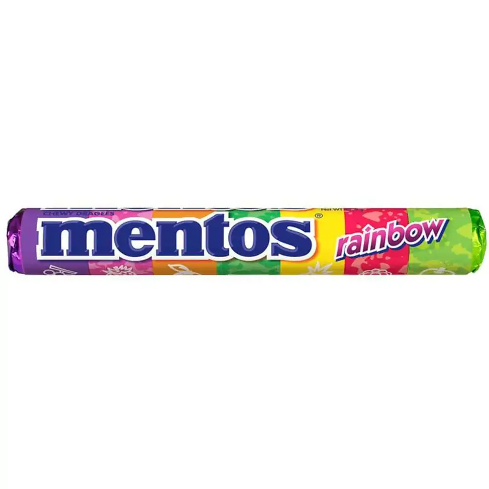 Confeitos Sabor Frutas Sortidas Raimbow MENTOS 38g