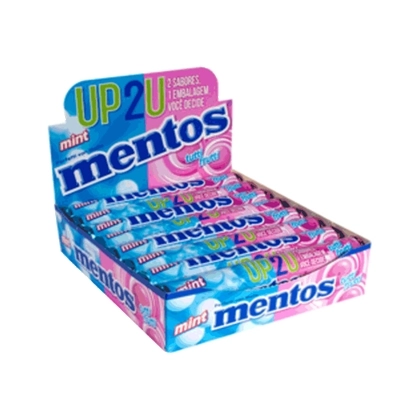 Drops Mentos Stick Up2u Tutti Frutti E Mint 16unidade