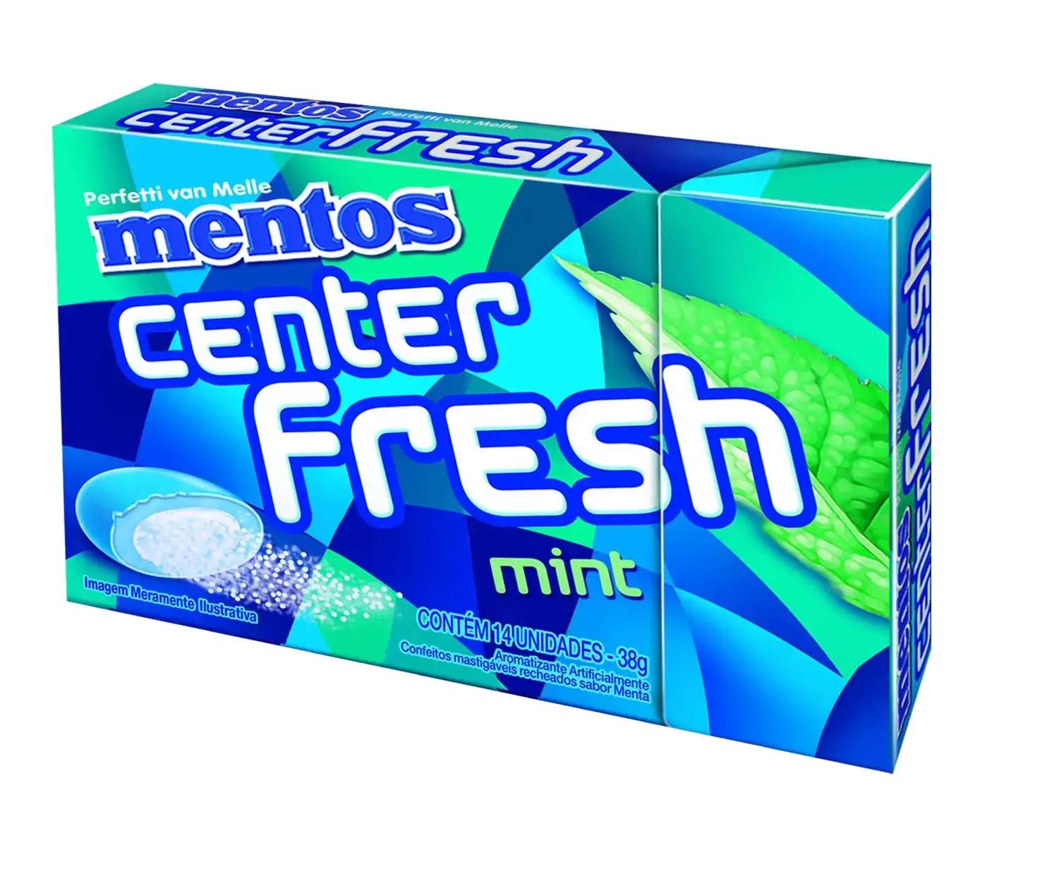 Bala Mentos Slim Box 31,5g Center Fresh