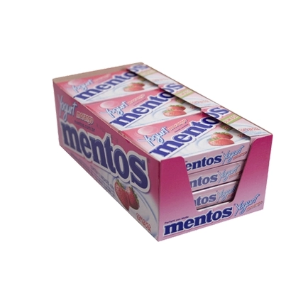 Drops Mentos Slim Box Morango Yogurt 12unidade