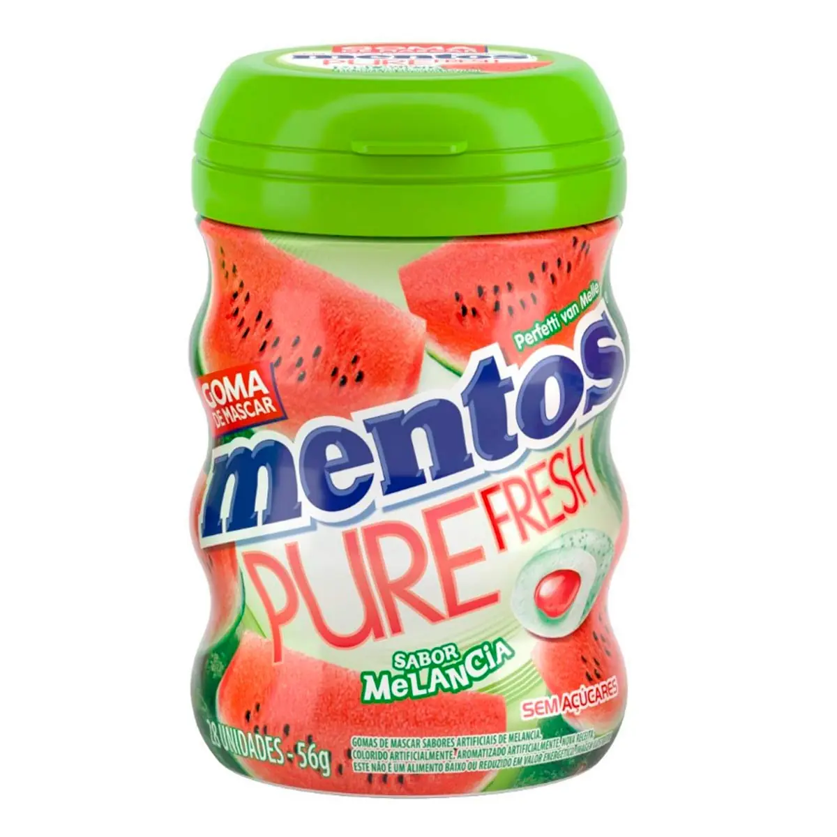 Mentos P.fresh Melancia 56g Perfetti