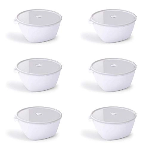 Pote Premium 6 Litros Sólido De Plastico Branco