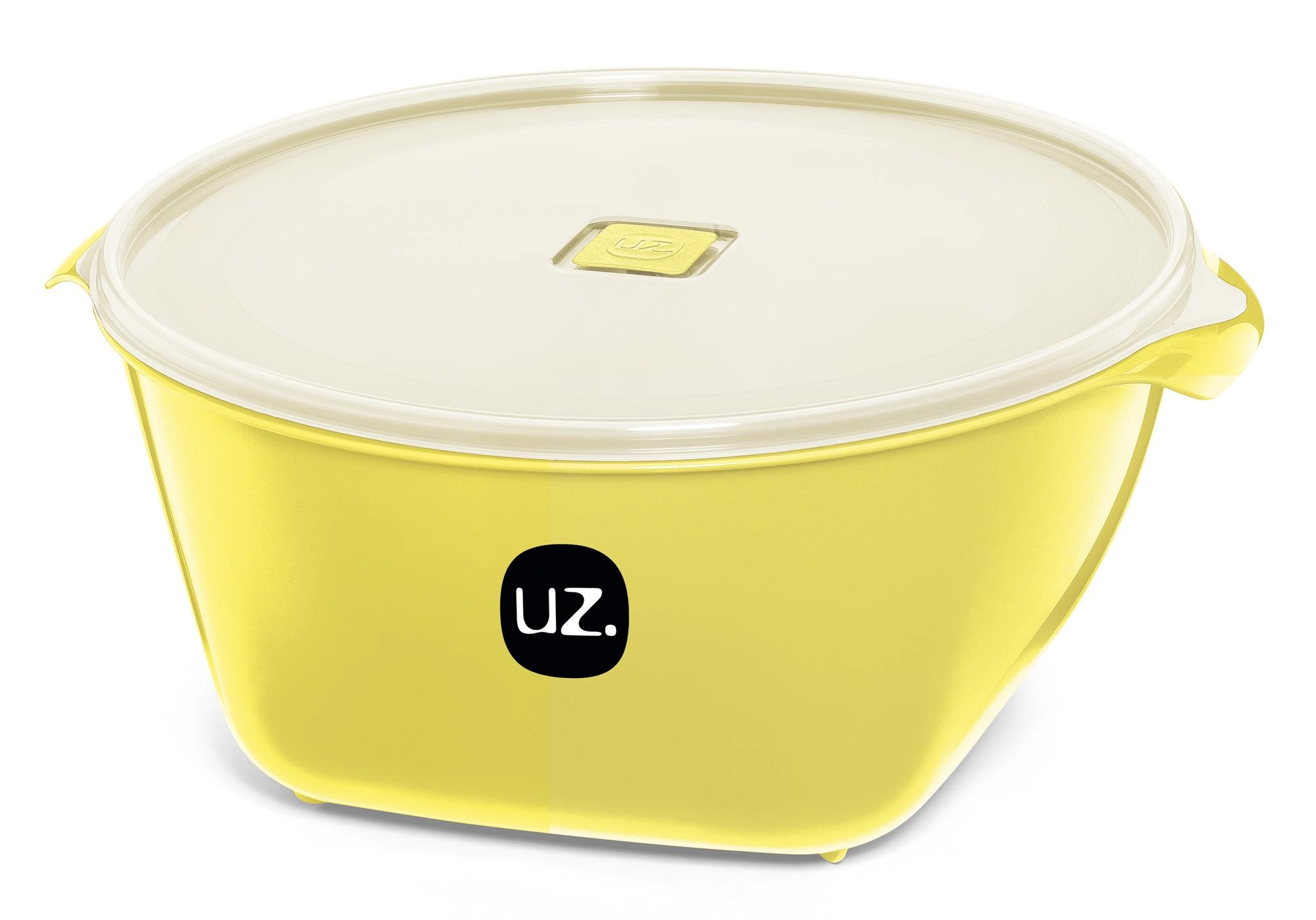 Pote Premium 6 Litros Sólido De Plastico Amarelo