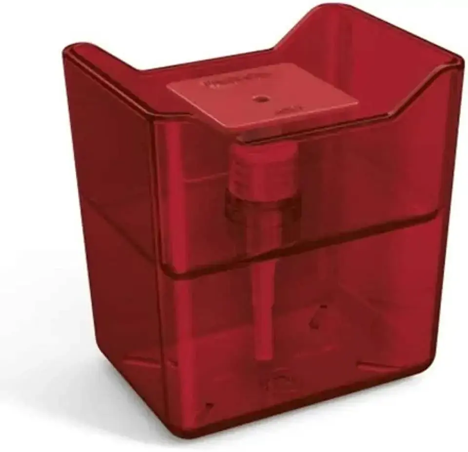 Dispenser Premium Vermelho Translucido De Plastico
