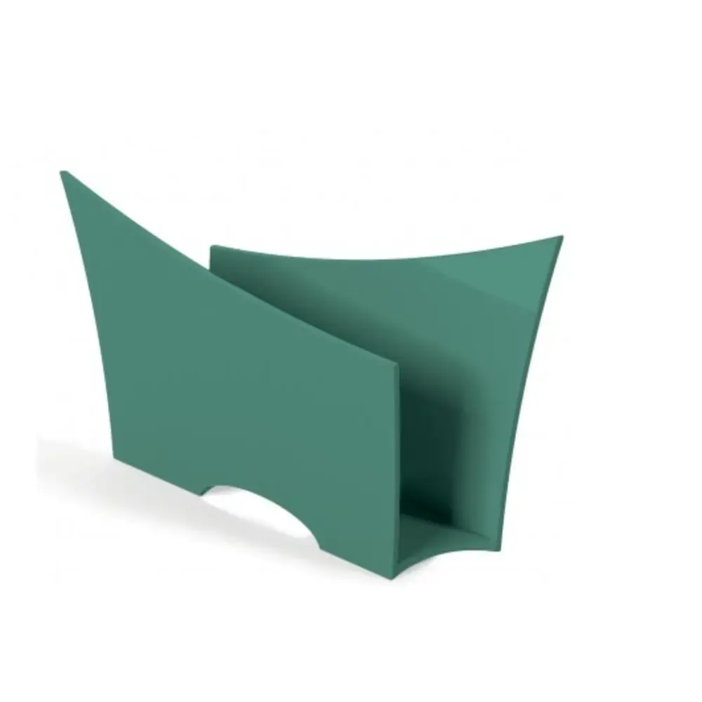 Porta Guardanapos Verde Agua Solido De Plastico