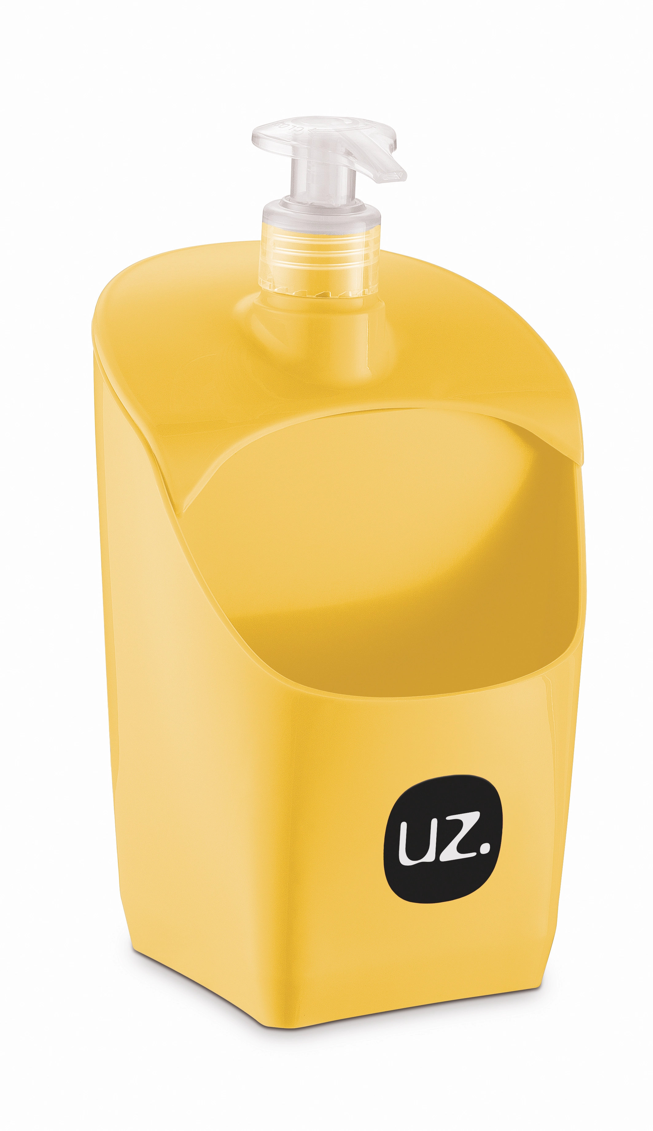 Porta Deterg Uz Plast Bucha Amarelo