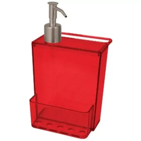 Porta Detergente Tran Verm C/ Suporte P/ Bucha