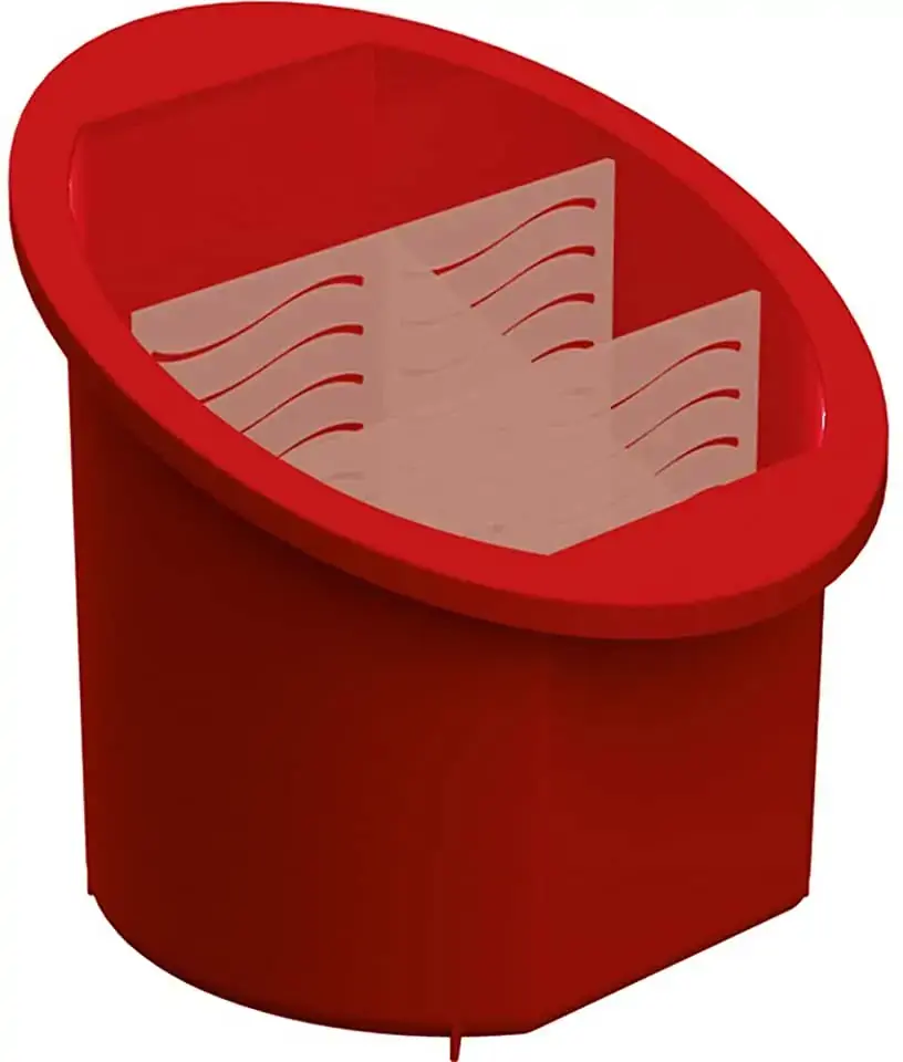 Porta Talheres Separador E Organizador Vermelho Uz314 Vm Uz Utilidades