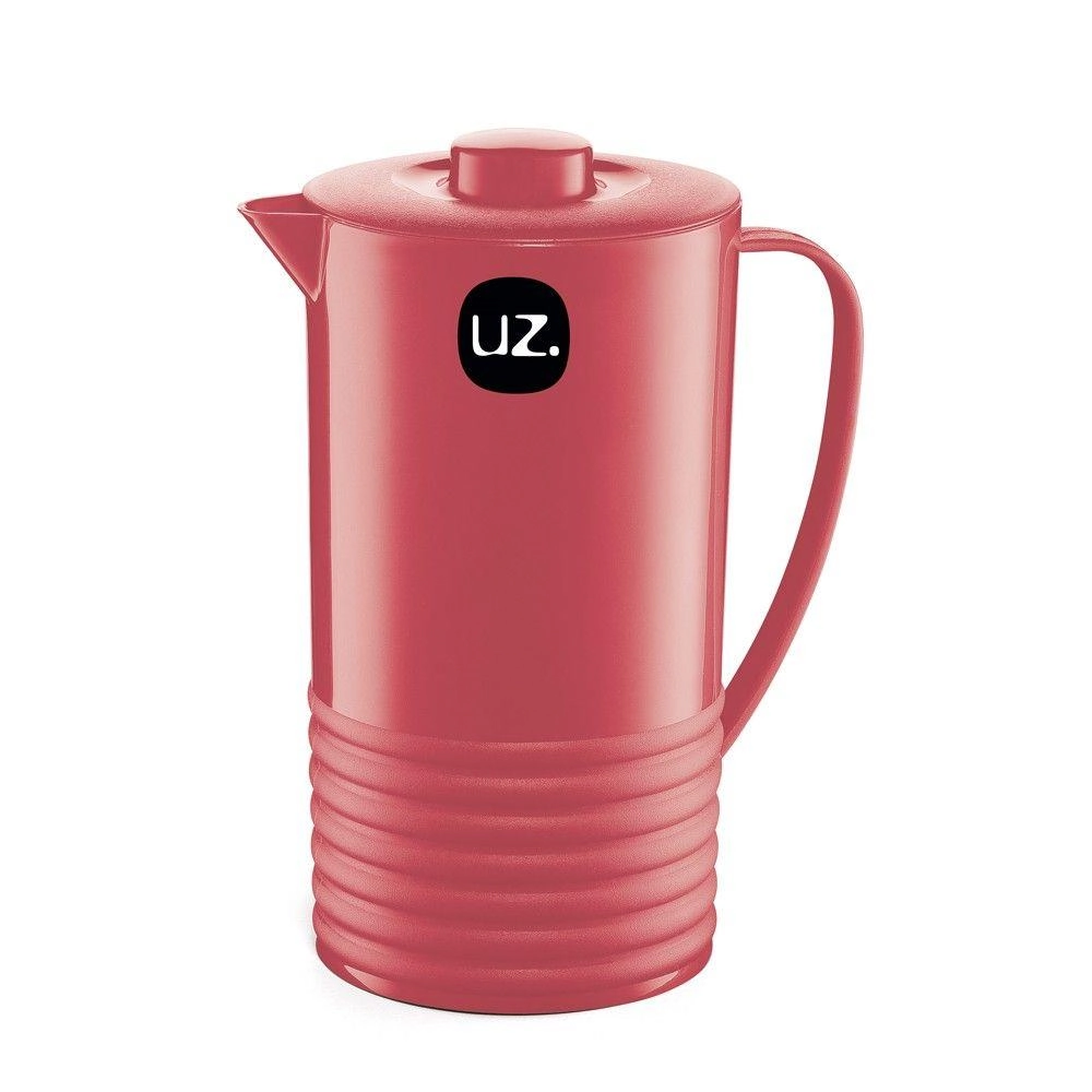 Jarra Plastica Uz C/tampa Coral 2l