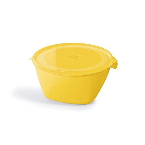 Pote Uz Plasticos Redondo Color 4lt Amarelo Ref.uz232 Am Un